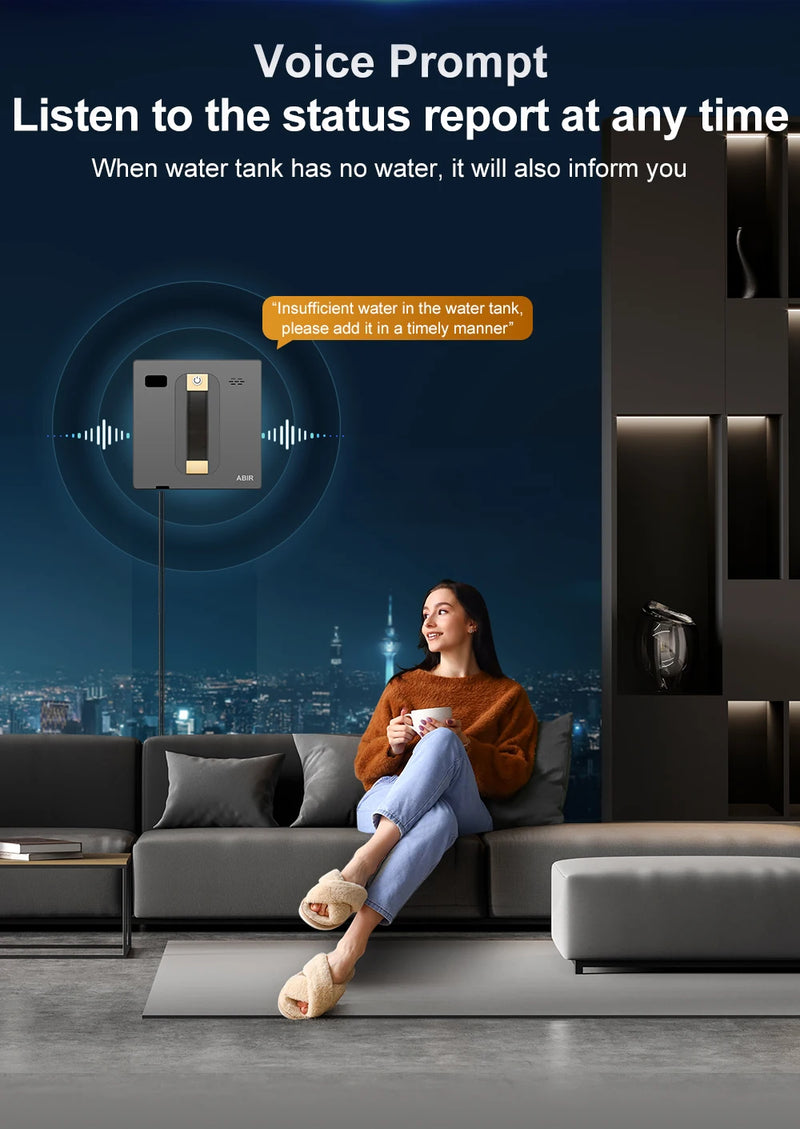 Robô limpa janelas e vidros