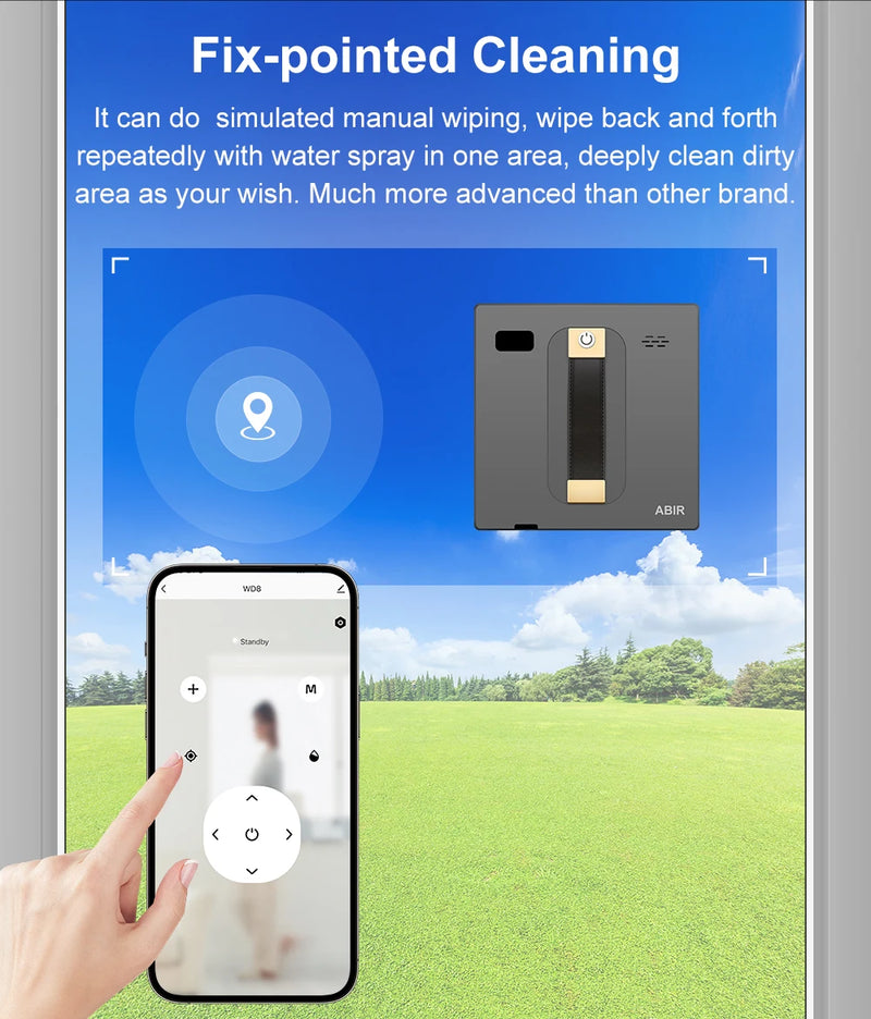 Robô limpa janelas e vidros