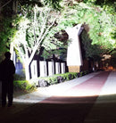 High Power LED Tactical Flashlight Rechargeable Light  Bright Telescopic Zoom Handheld Hunting Torch Light for Emergency Hiking