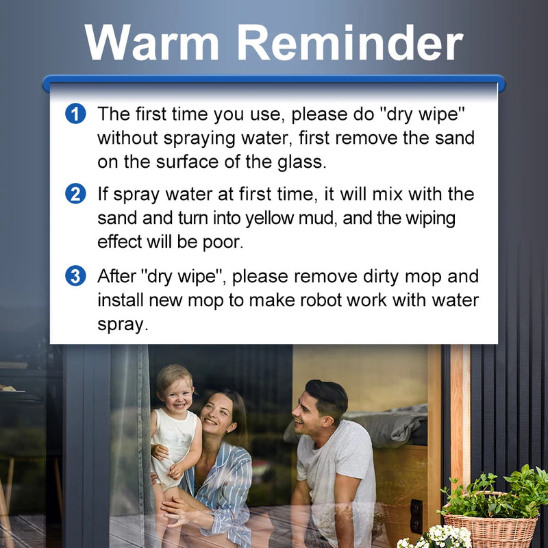 Robô limpa janelas e vidros