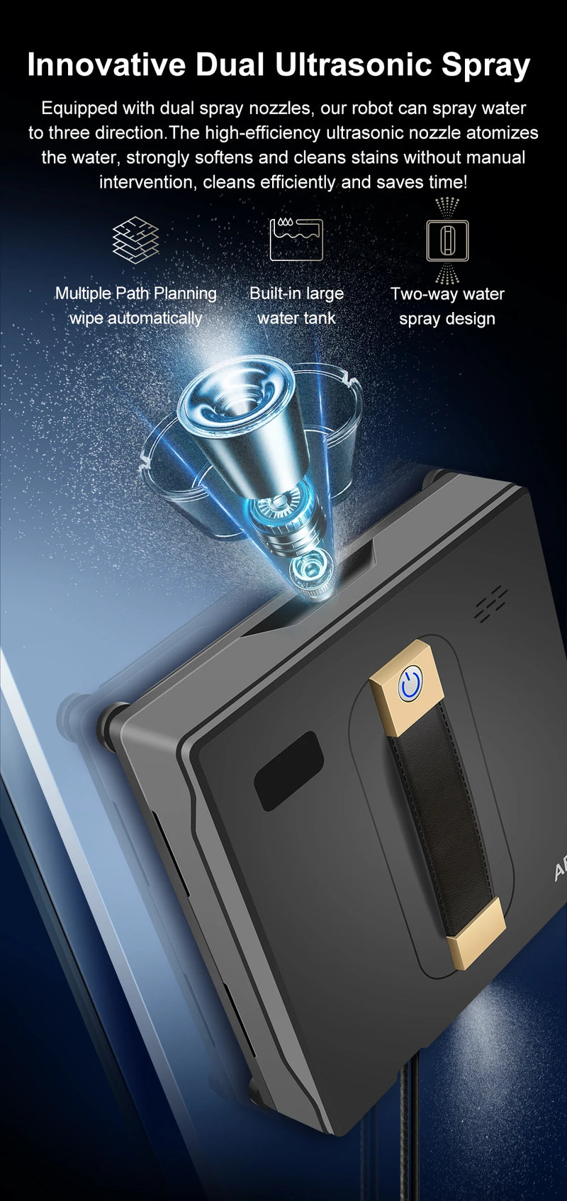 Robô limpa janelas e vidros