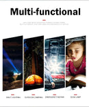 High Power LED Tactical Flashlight Rechargeable Light  Bright Telescopic Zoom Handheld Hunting Torch Light for Emergency Hiking