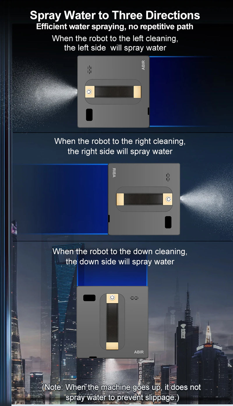 Robô limpa janelas e vidros